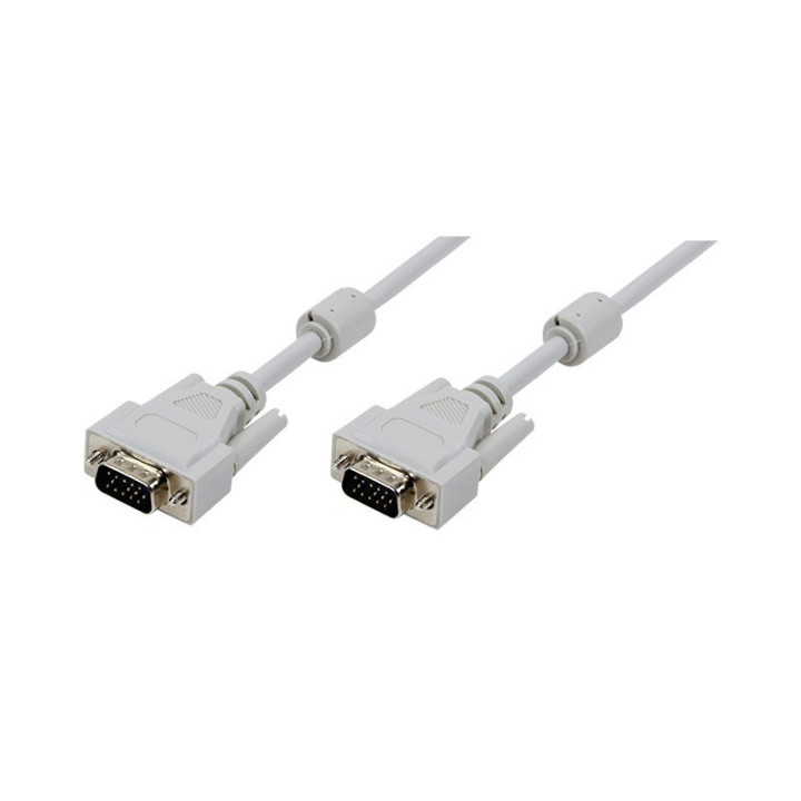 LogiLink® Cable VGA with Ferrite Cores, 5 Meter 
