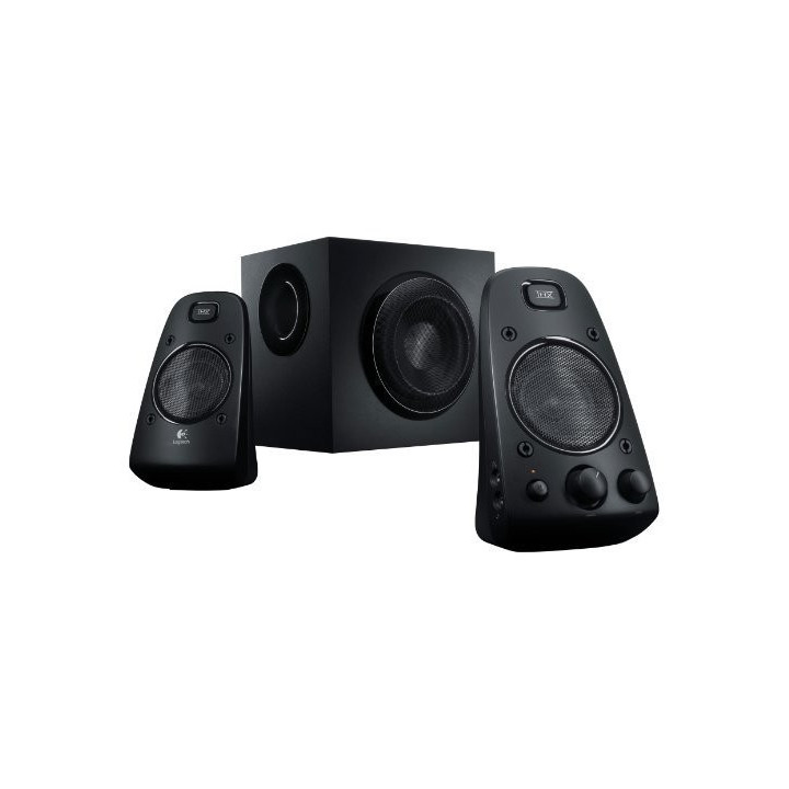 Colunas Logitech Speaker System Z623 THX Pretas