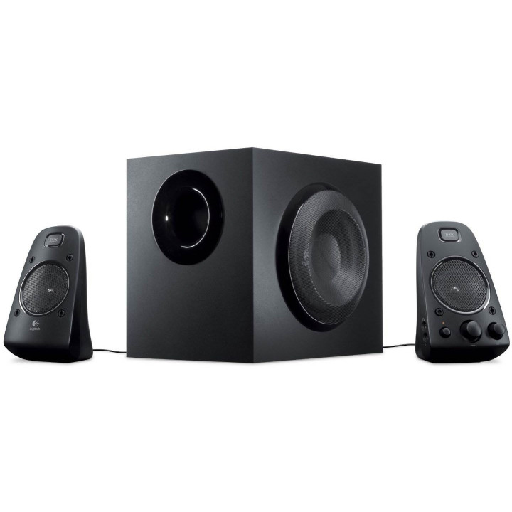 Colunas Logitech Speaker System Z623 THX Pretas