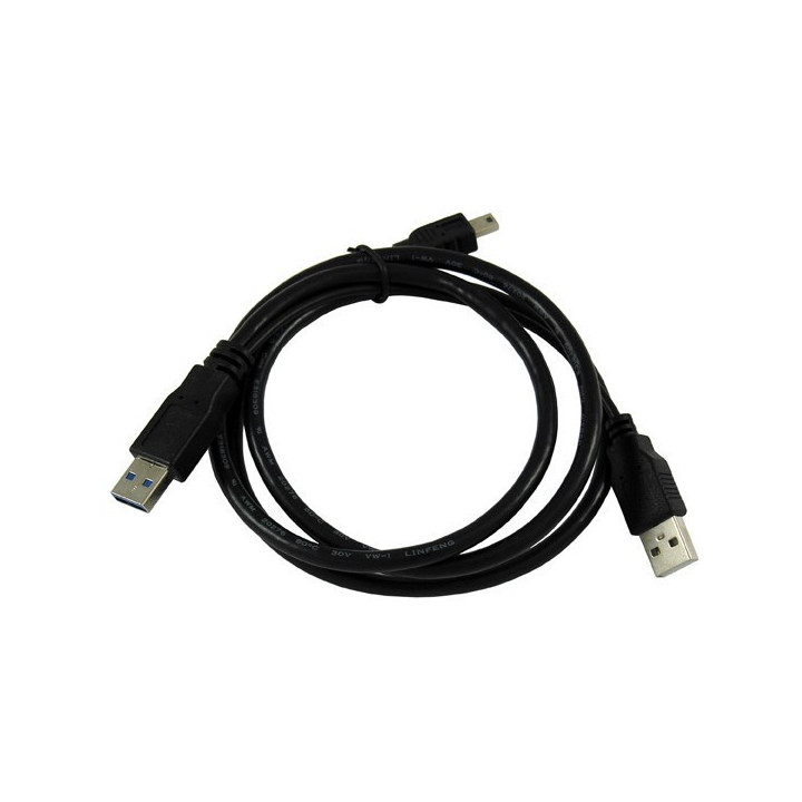 LC-Power Caixa Para Disco Externo 2.5 USB 3.0 Preto 