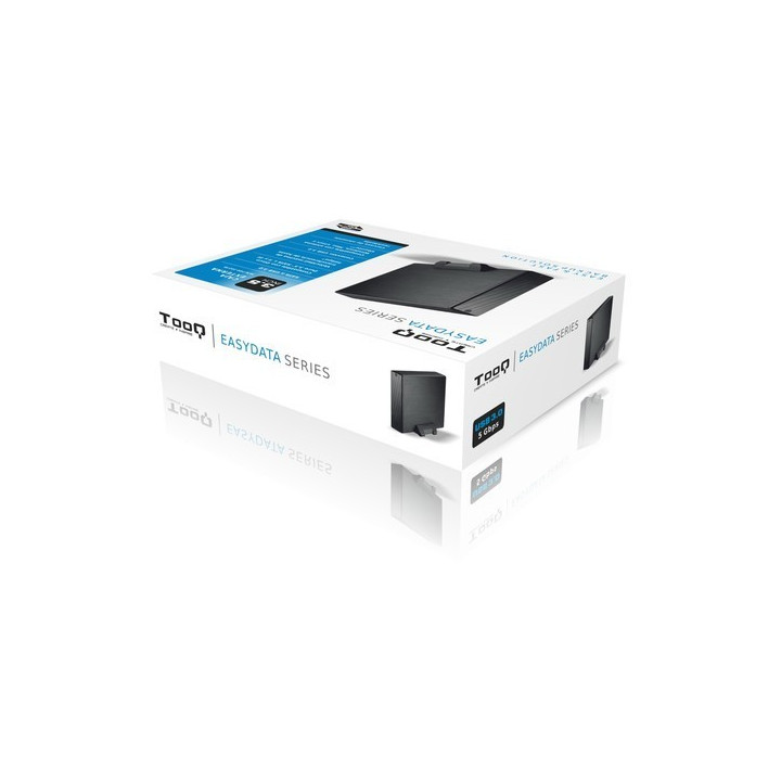 TOOQ Caixa Externa HDD 3,5 Sata USB 2.0/3.0 Preta