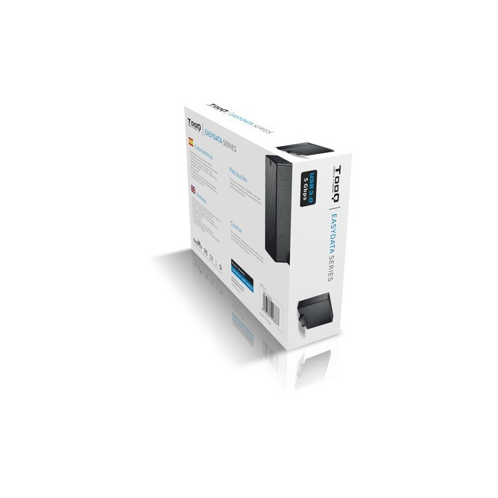 TOOQ Caixa Externa HDD 3,5 Sata USB 2.0/3.0 Preta