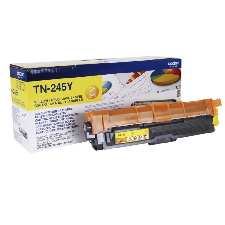 Toner Original Brother TN-245Y Amarelo