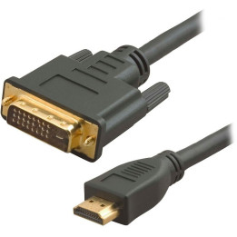 Sharkoon Cabo HDMI Para DVI-D (24+1) 5m Preto