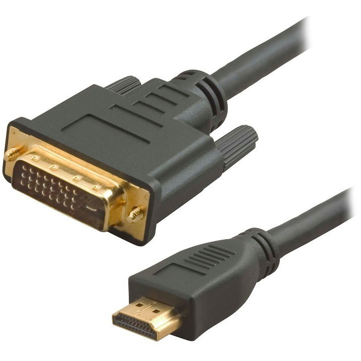 Sharkoon Cabo HDMI Para DVI-D (24+1) 5m Preto