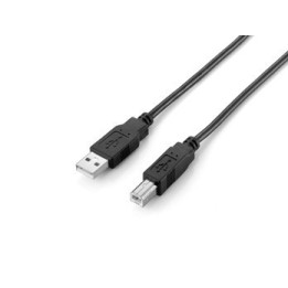 Equip Cabo USB 2.0 A-B M/M 5m - Preto