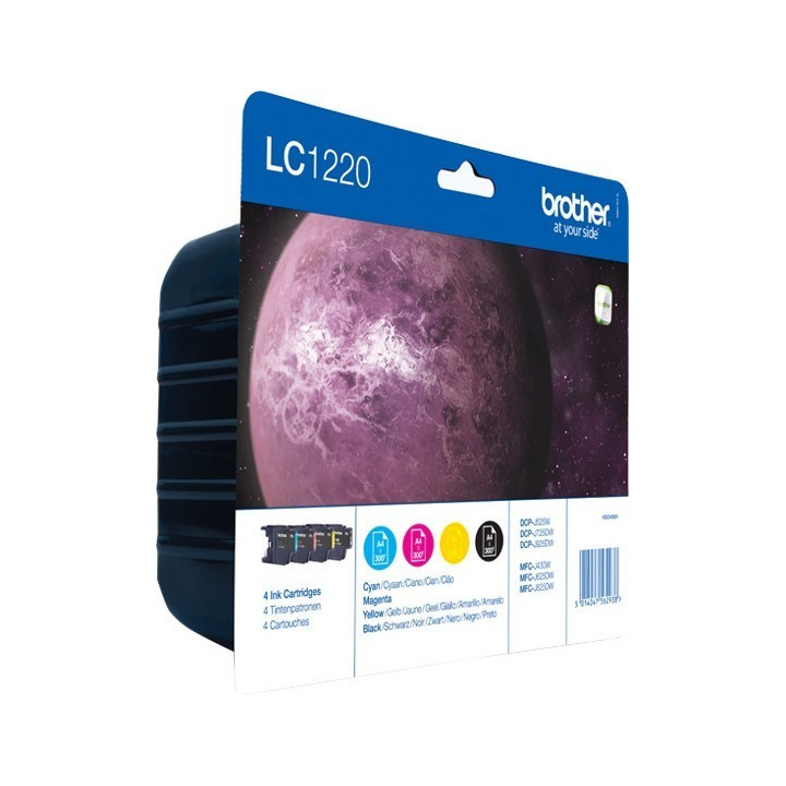 Brother LC1220 Pack 4 tinteiros