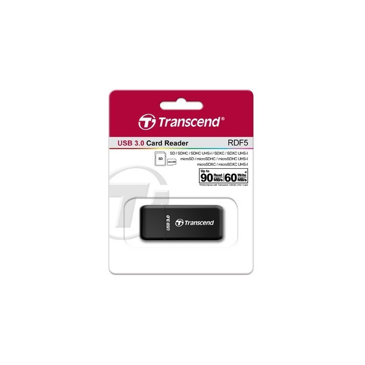 Leitor de cartões Transcend RDF5 USB 3.1/3.0 Card Reader
