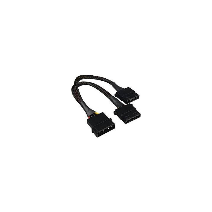 Sharkoon Divisor Molex em Y 15cm Preto