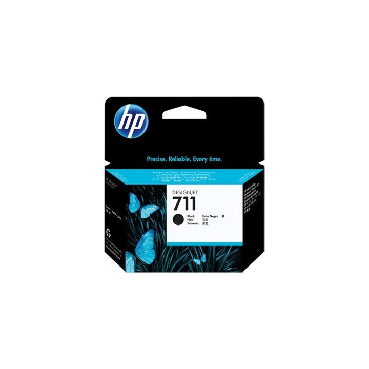 Tinteiro Original HP DesignJet 711 Preto de 80 ml