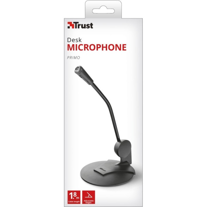 Trust Primo Desk Microfone para  PC/Laptop 