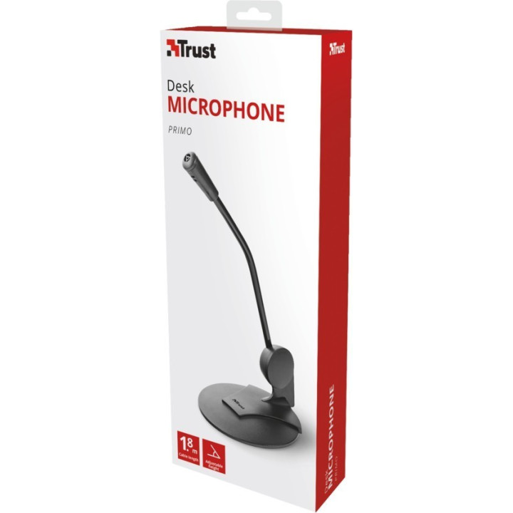 Trust Primo Desk Microfone para  PC/Laptop 