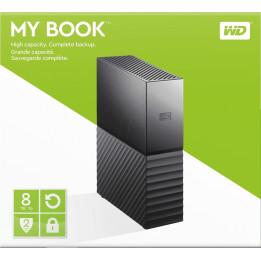 Disco Externo Western Digital My Book 3.5 8TB USB3.0 Preto