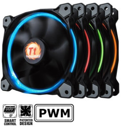 Thermaltake Riing 12 LED RGB 256 Colors High Static Pressure LED Radiator Fan (3 Fan Pack) 