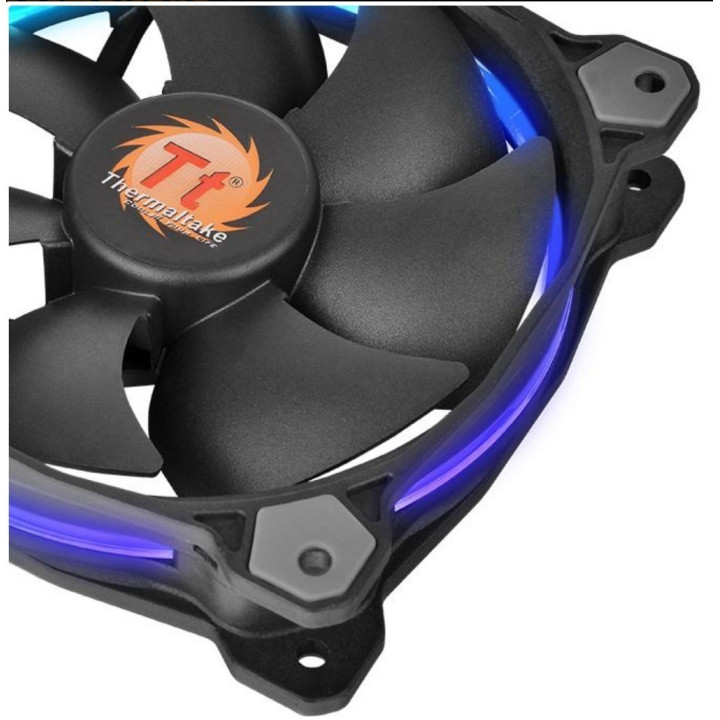 Thermaltake Riing 12 LED RGB 256 Colors High Static Pressure LED Radiator Fan (3 Fan Pack) 