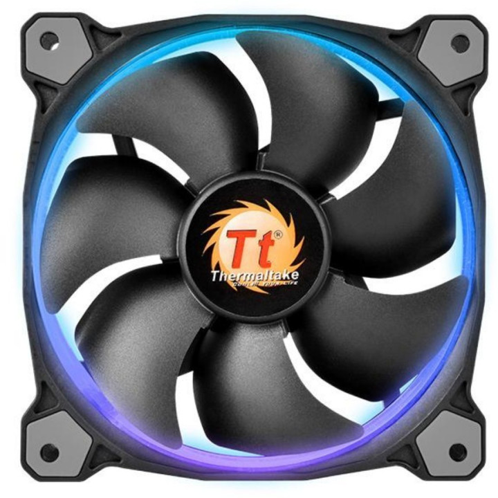 Thermaltake Riing 12 LED RGB 256 Colors High Static Pressure LED Radiator Fan (3 Fan Pack) 