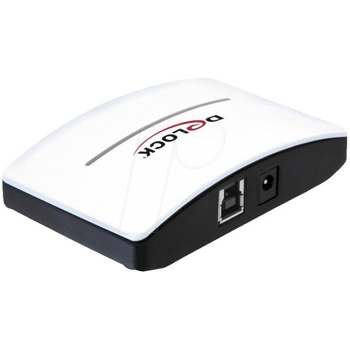 DeLOCK USB 3.0 externer HUB 4 Port, USB-Hub Preto / Branco 