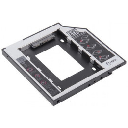 BlueRay Conversor Slim SATA 5.25 para 2.5 - 9,5 mm - CONHDDSSD9A