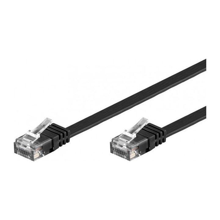 Goobay Patch Cable Cat.6 UTP Preto 1m