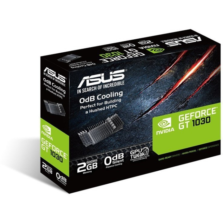 Gráfica Asus GT1030-SL-2G-BRK GeForce® GT 1030 2GB GDDR5 low profile