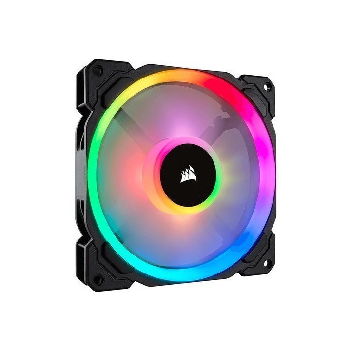 Corsair LL140 RGB 140mm Dual Light Loop RGB LED PWM Fan — 2 Fan Pack with Lighting Node PRO 