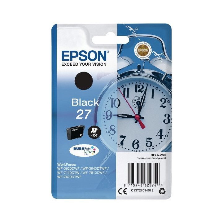 Epson Cartucho de tinta N.º 27 Preto 