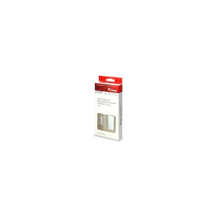 Adaptador EQUIP USB C Macho para DisplayPort Fêmea