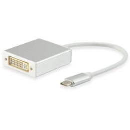 EQUIP Adaptador USB C Male to DVI-I Dual Link Female
