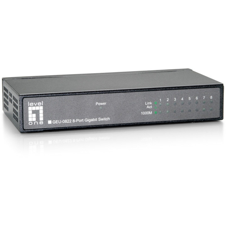 LEVEL ONE Switch 8-Port Gigabit Ethernet  