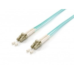 Equip Cabo FO Duplex Jumper LC/LC 50/125µ 5,0m turquoise, OM3, LSOH 
