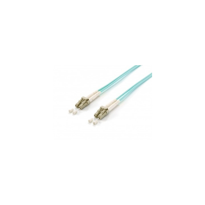 Equip Cabo FO Duplex Jumper LC/LC 50/125µ 5,0m turquoise, OM3, LSOH 