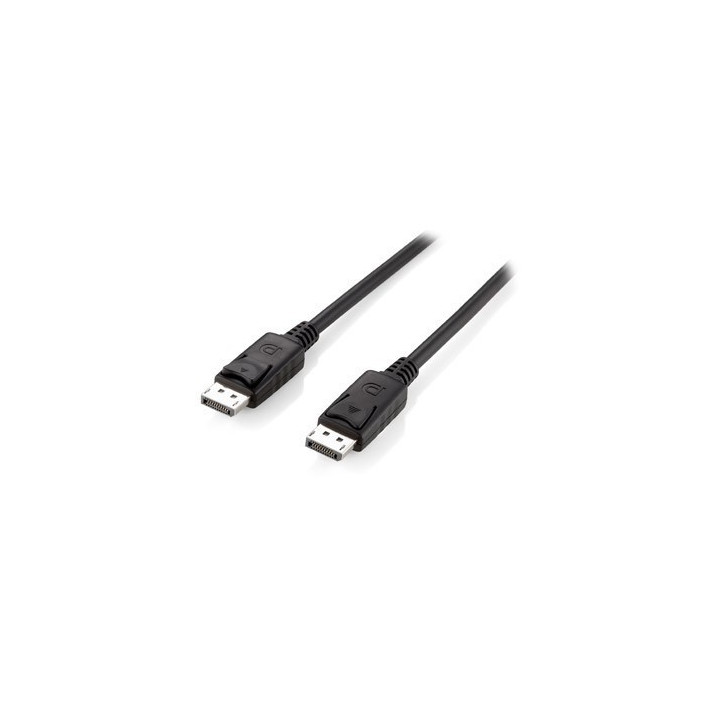 Equip Display Port Cable M/M 2,0m, com latch - preto