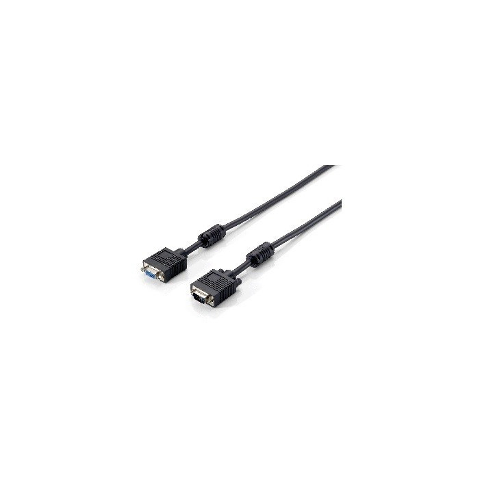 Cabo VGA Equip HDB15 3+7 M/F 3m