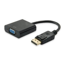 Equip Conversor Display Port para VGA  M/F, Preto