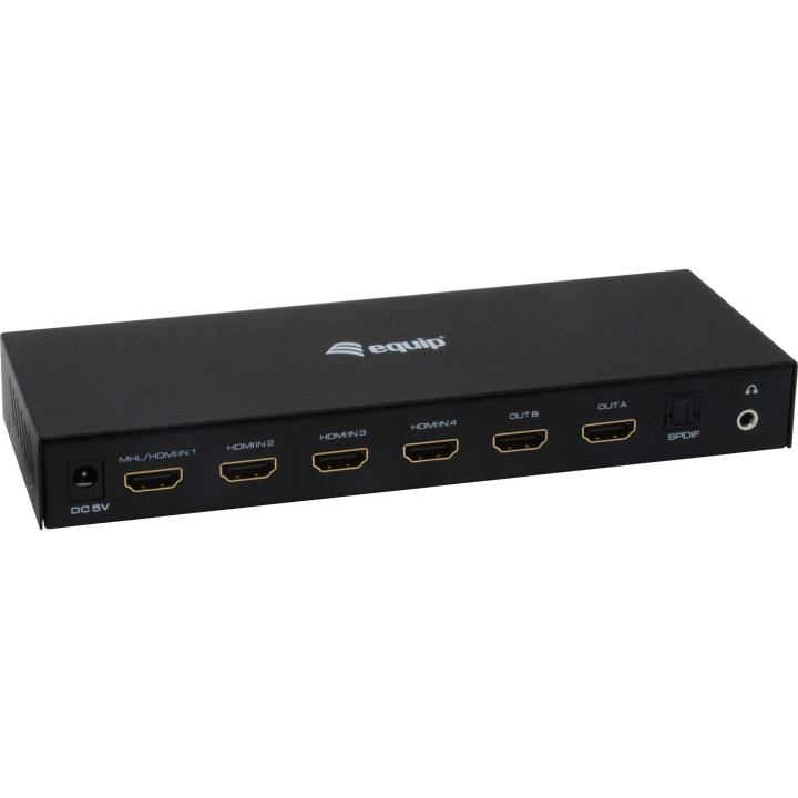 Equip HDMI Splitter Matrix 4x2 Port, 4Kx2K 