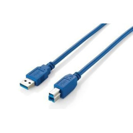 Equip Cabo USB 3.0 - A/B M/M azul (1,8 m)  