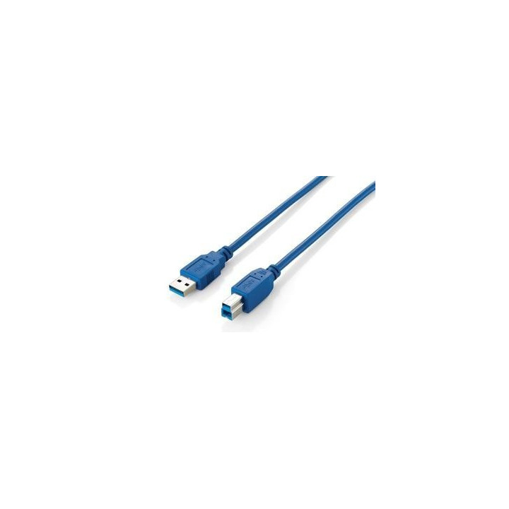 Equip Cabo USB 3.0 - A/B M/M azul (1,8 m)  