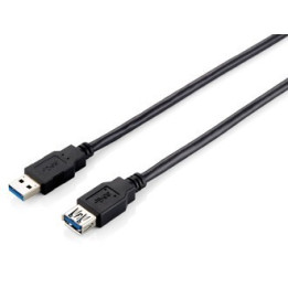 Equip Cabo USB 3.0 Extension A--A M/F 3m - Preto 
