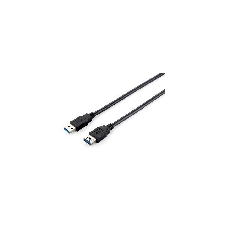 Equip Cabo USB 3.0 Extension A--A M/F 3m - Preto 