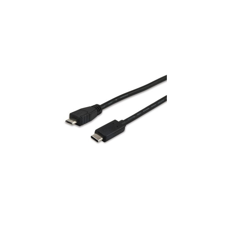 Equip USB 2.0 Cable MicroB--C M/M 1,0m Type C 
