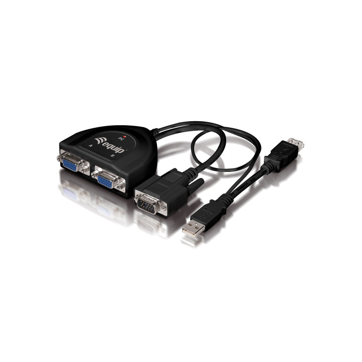 Equip VGA Video-Splitter 2-port 450MHz 