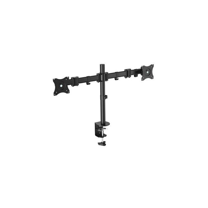 Equip Suporte de Secretária 2 Monitores 13-27 (Inclinável 180º, Giratório +-45º)  