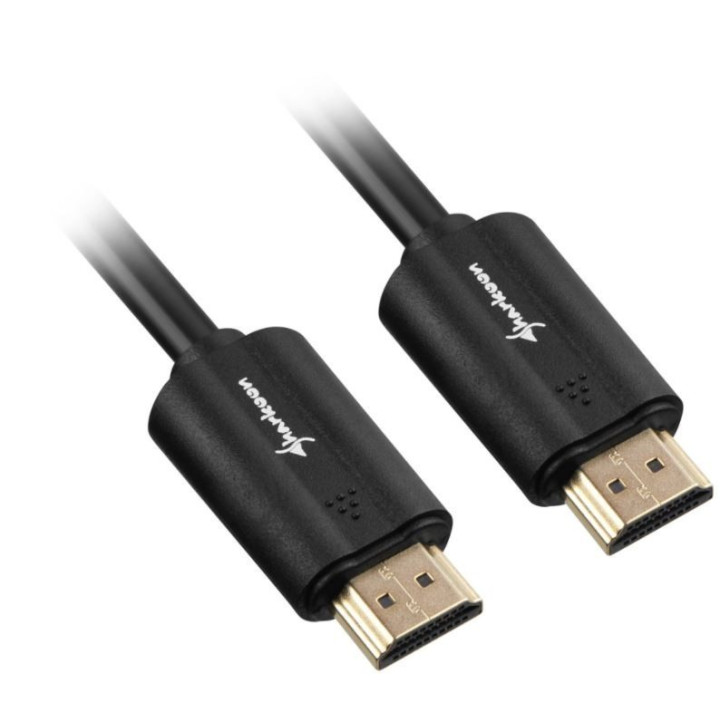 Sharkoon Cabo HDMI 2.0 4K 2 Metros Preto