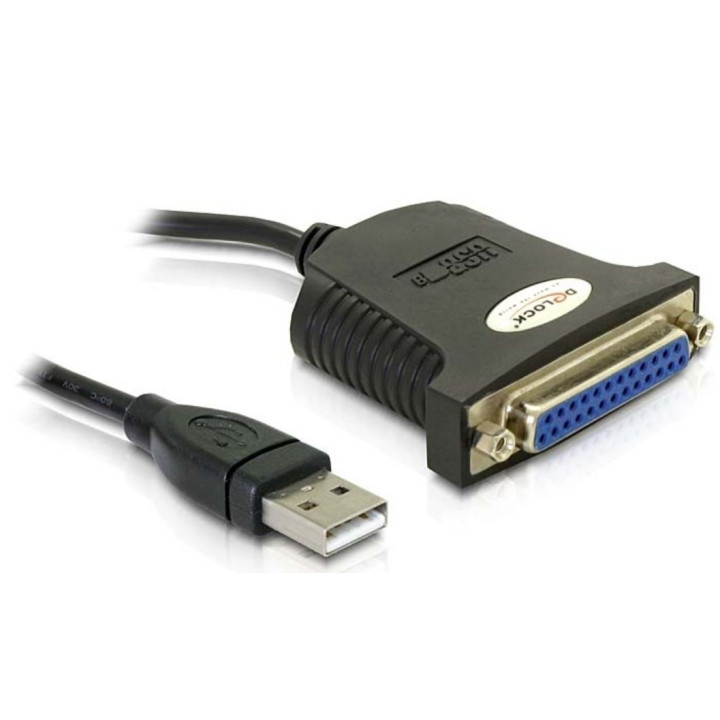 Delock USB 1.1 to Parallel Adapter Cable 0.8 m 