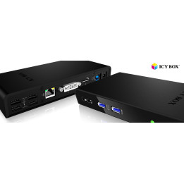 ICY BOX IB-DK2241AC Multi DockingStation para Notebook e PC