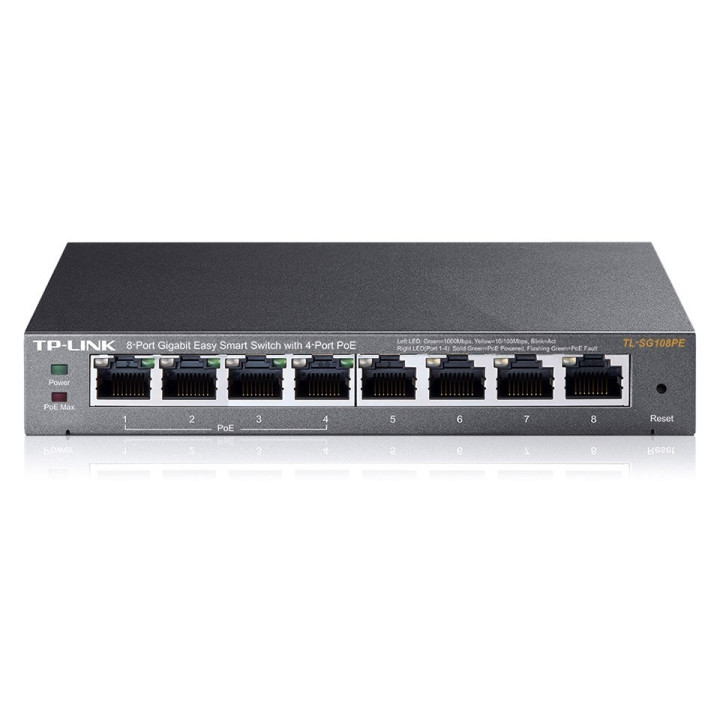 TP-Link Switch 8 Portas Gigabit (4POE)