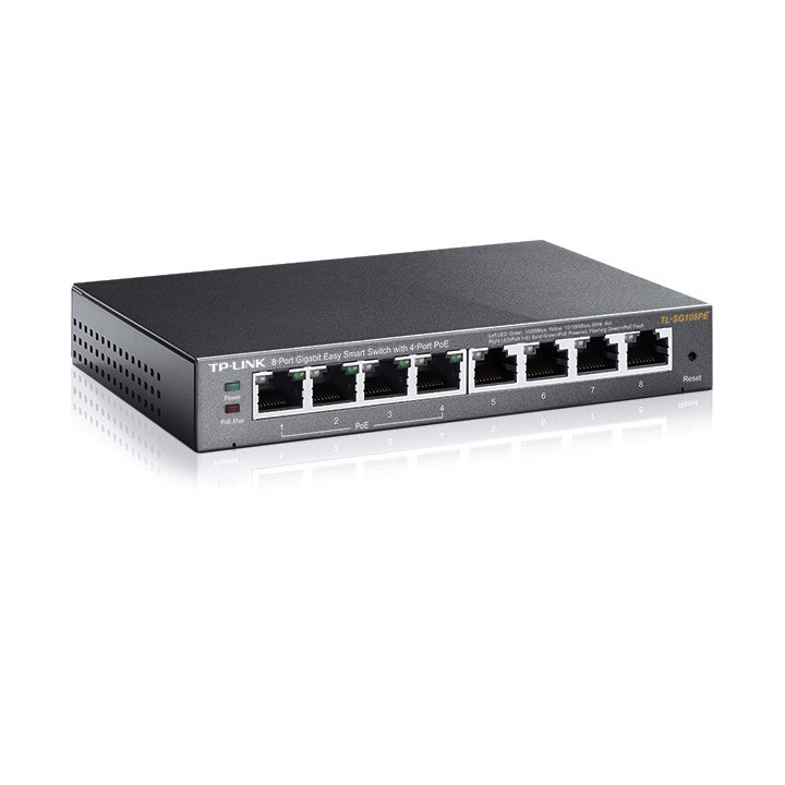 TP-Link Switch 8 Portas Gigabit (4POE)