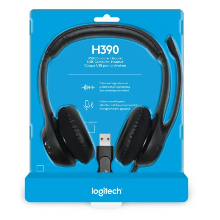 Logitech H390 USB Stereo Headset