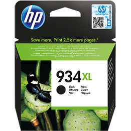 HP Tinteiro Original 934XL preto de elevado rendimento 