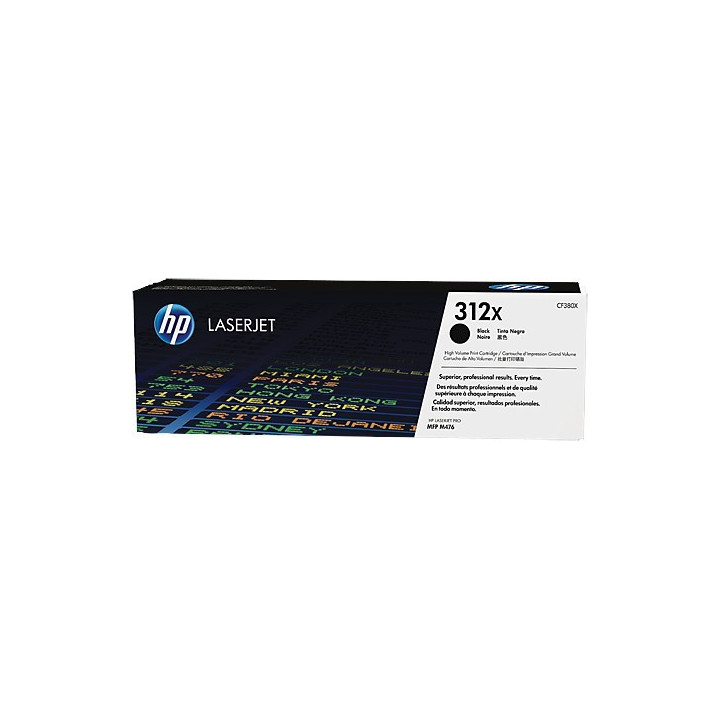 HP Toner LaserJet Original 312X Preto de elevado rendimento 